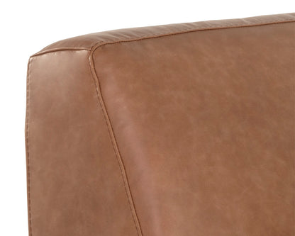 NAHLA WATSON MODULAR - CORNER CHAIR - MARSEILLE CAMEL LEATHER