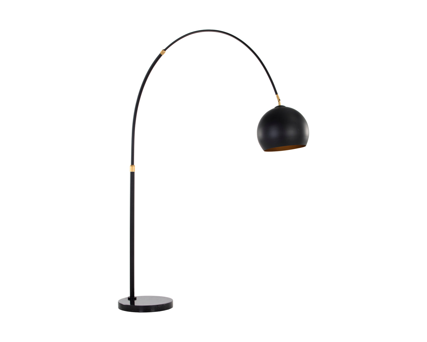 NAHLA VERN FLOOR LAMP - BLACK