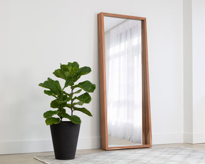 NAHLA FRESNO FLOOR MIRROR - NARROW - NATURAL