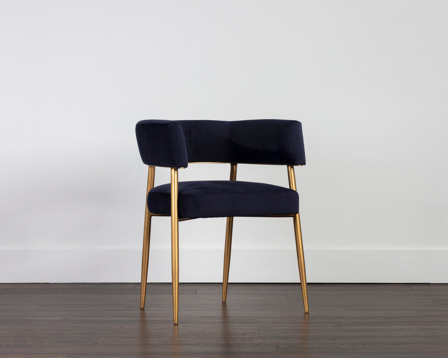 NAHLA MAESTRO DINING ARMCHAIR - ABBINGTON NAVY