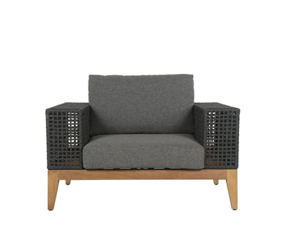 NAHLA SALERNO ARMCHAIR - GRACEBAY GREY