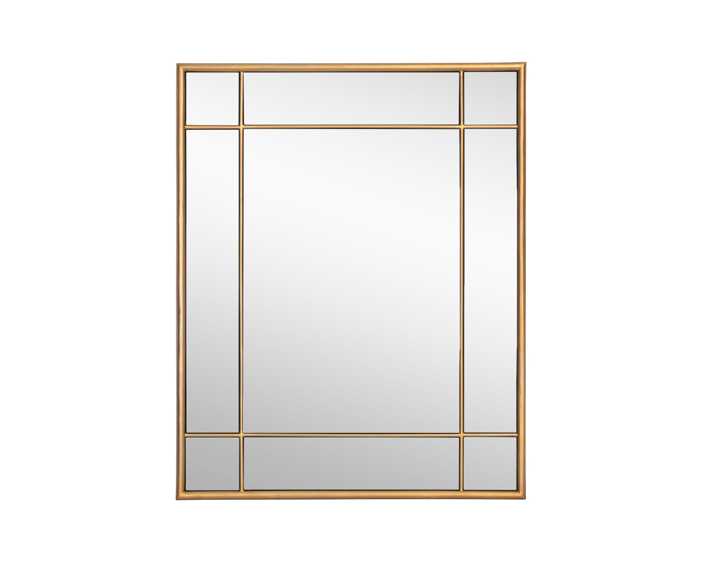 NAHLA PASADENA WALL MIRROR - BRASS