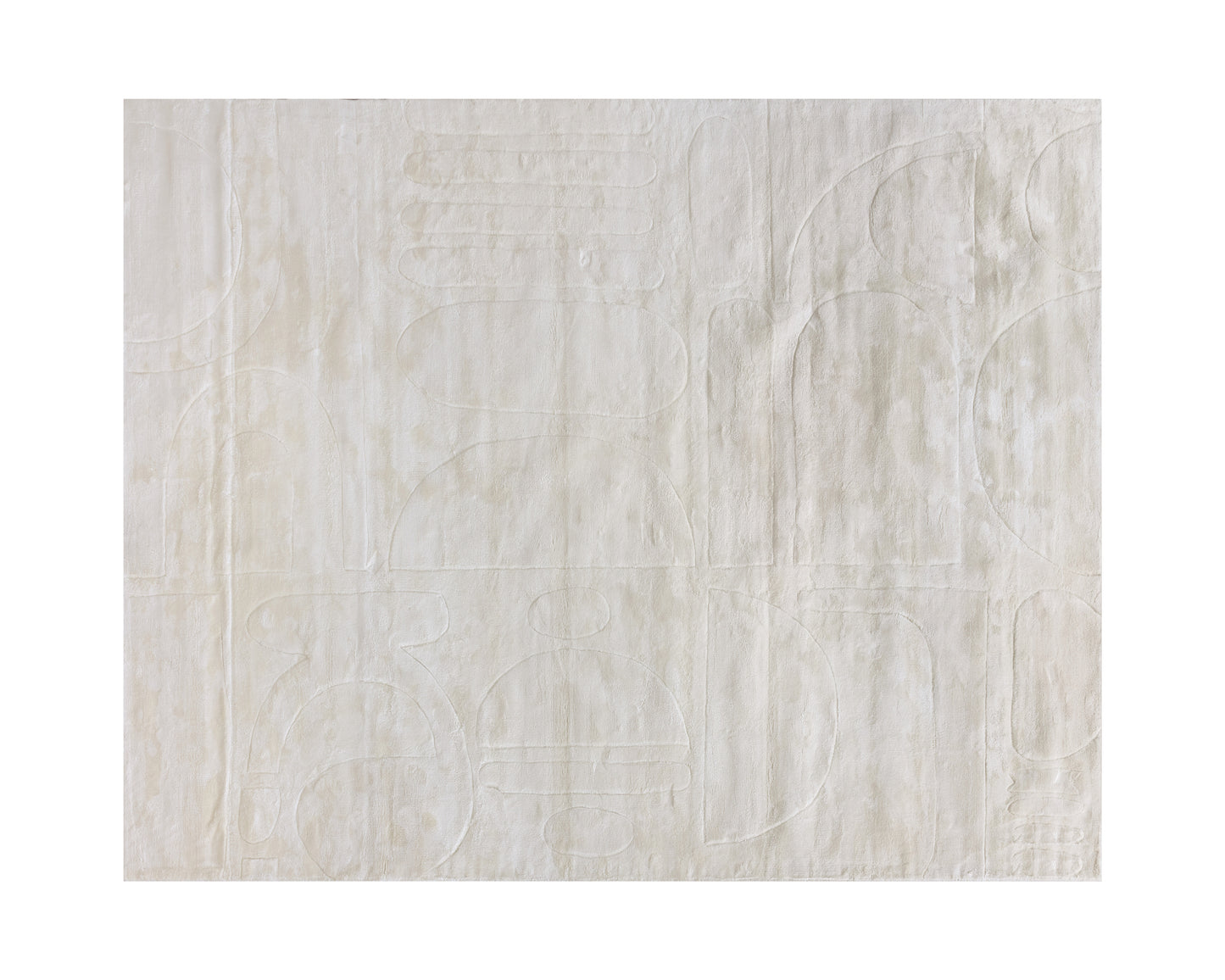 NAHLA CARUSO HAND-LOOMED RUG - CREAM / IVORY - 8' X 10'