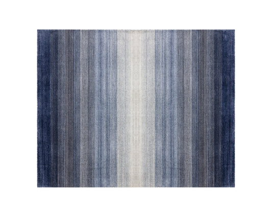 NAHLA LAGOS HAND-LOOMED RUG - BLUE - 8' X 10'