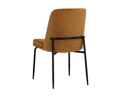 NAHLA ZEKE DINING CHAIR - BLACK - BERGEN MARMALADE