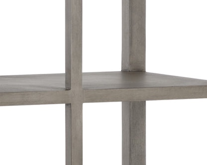 NAHLA KENZIE BOOKCASE - GREY