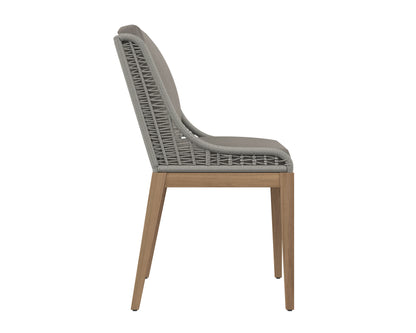 NAHLA SORRENTO DINING CHAIR - NATURAL - PALAZZO TAUPE