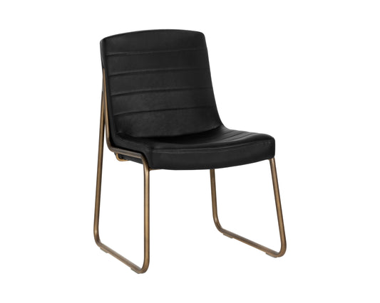 NAHLA ANTON DINING CHAIR - VINTAGE BLACK