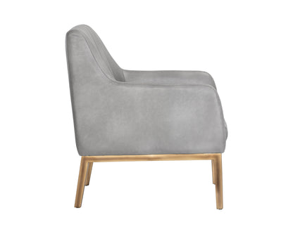 NAHLA WOLFE LOUNGE CHAIR - BRAVO METAL