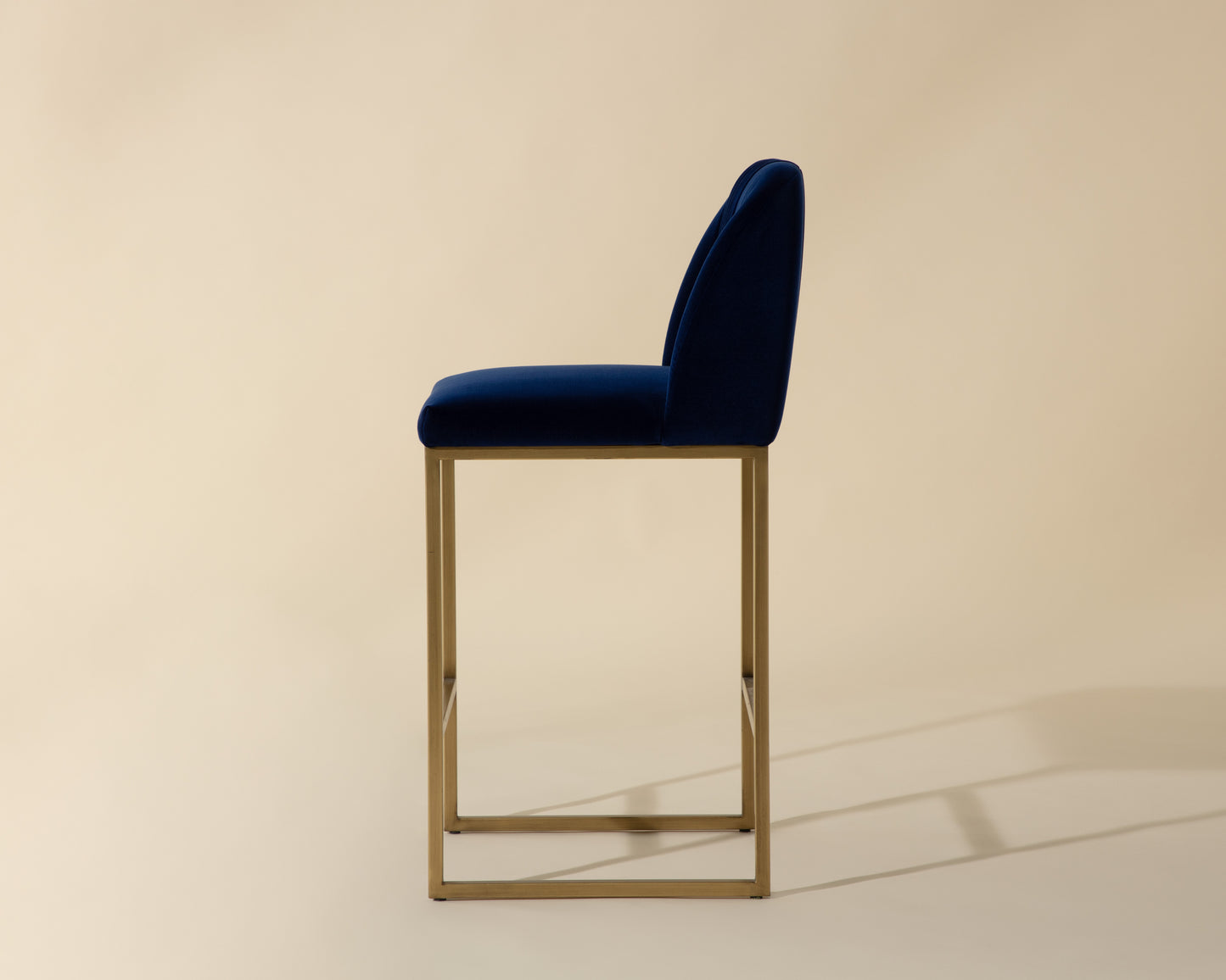 NAHLA NEVIN COUNTER STOOL - SAPPHIRE BLUE