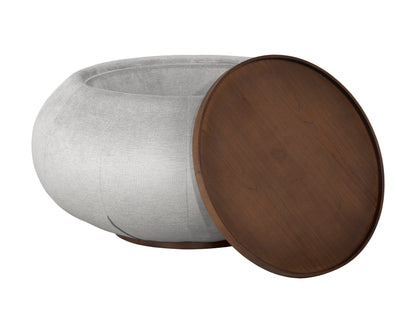 NAHLA ZENZI STORAGE COFFEE TABLE - POLO CLUB STONE