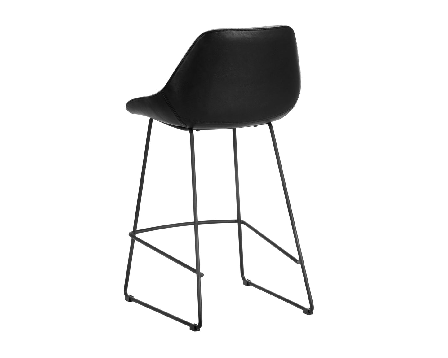 NAHLA MCCOY COUNTER STOOL - NOVEMBER GREY / NIGHTFALL BLACK