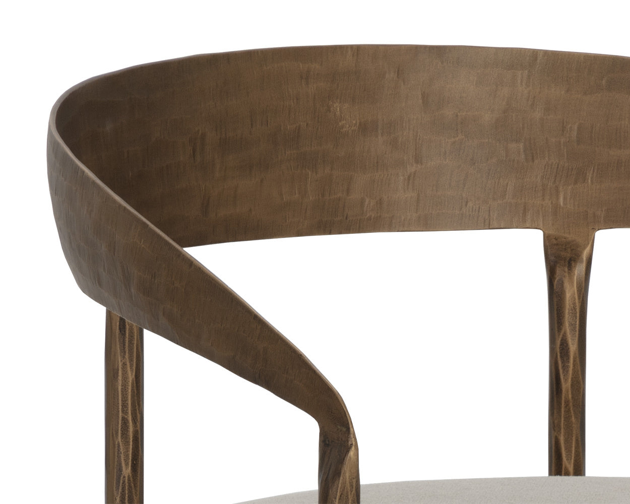 NAHLA ZANATTA DINING ARMCHAIR - ZENITH TAUPE GREY