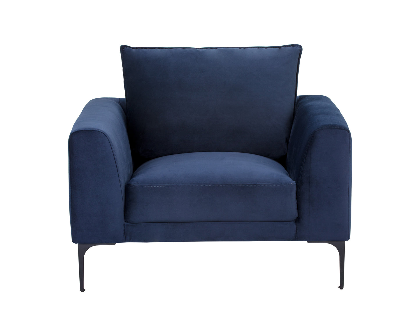 NAHLA VIRGO ARMCHAIR - METROPOLIS BLUE