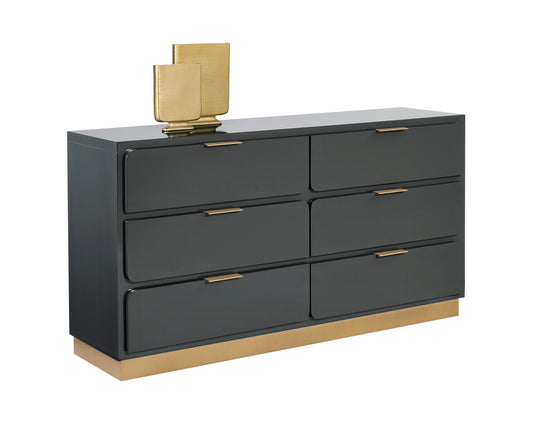 NAHLA JENKINS DRESSER - HIGH GLOSS GREY