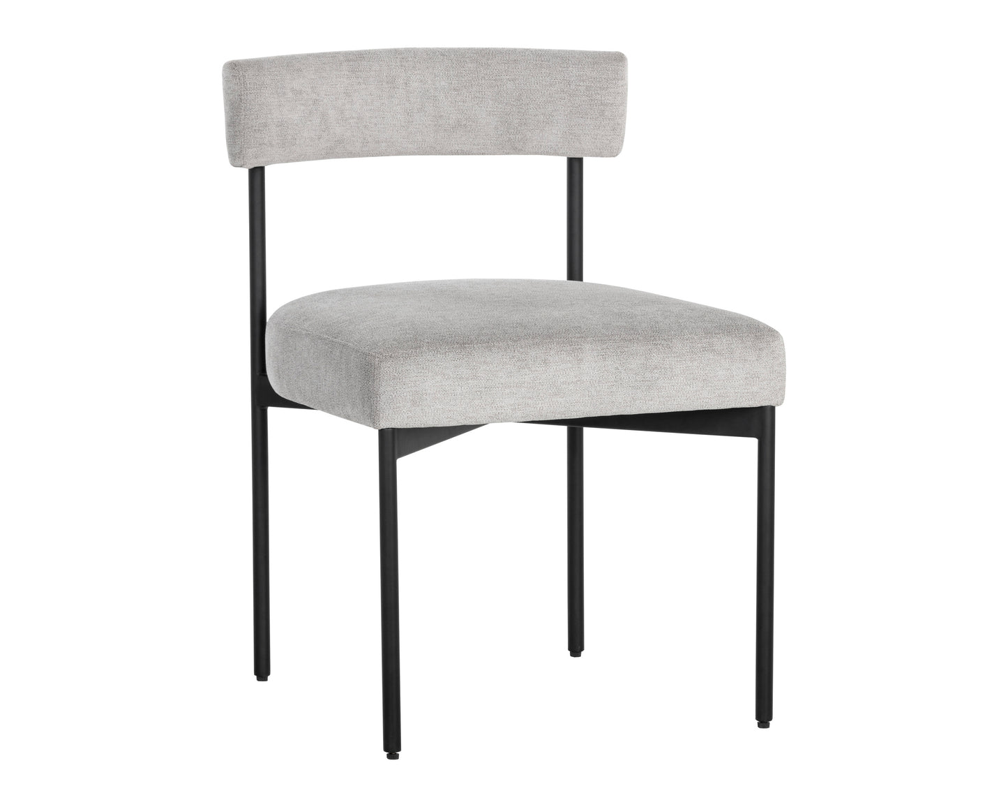 NAHLA SENECA DINING CHAIR - BLACK - POLO CLUB STONE