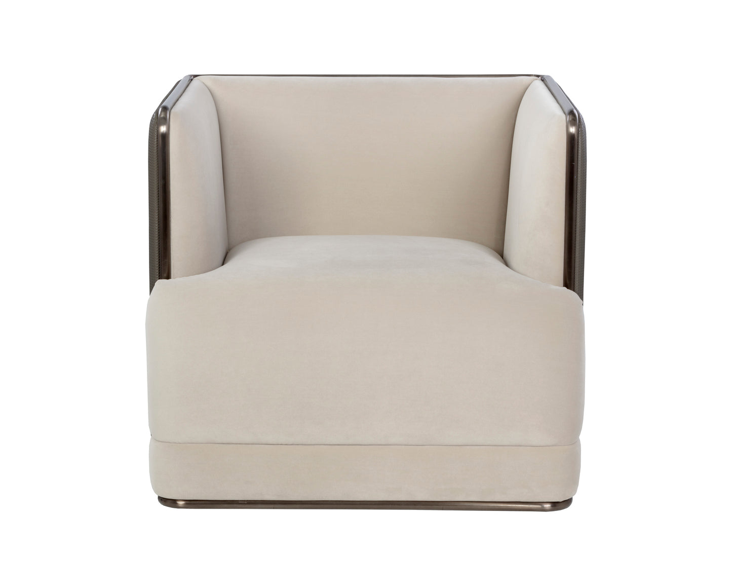 NAHLA SIERRA ARMCHAIR - MEG TAUPE / PORCINI TAUPE