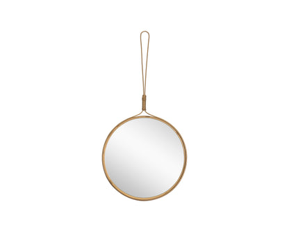 NAHLA DELIA WALL MIRROR - SMALL - BRASS