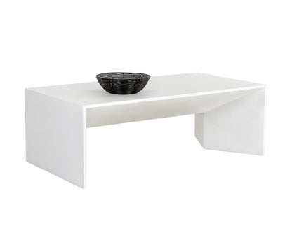 NAHLA NOMAD COFFEE TABLE - WHITE