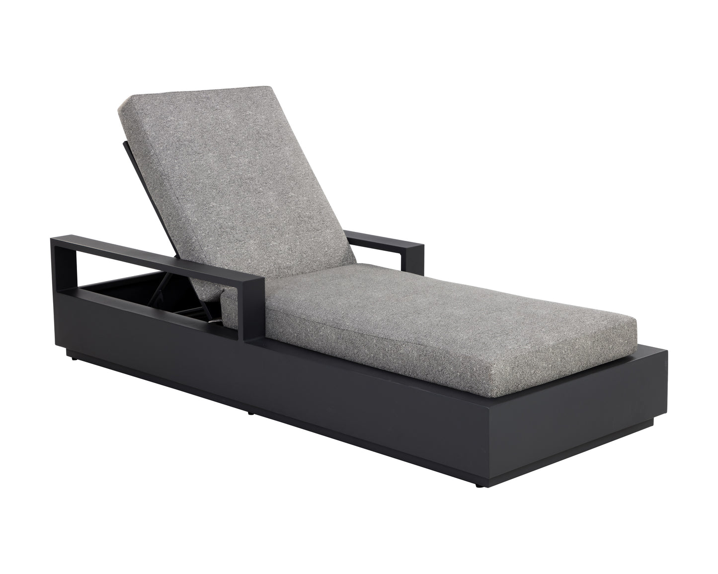 NAHLA TAVIRA LOUNGER - CHARCOAL - LANIKAI SALT AND PEPPER