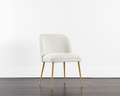 NAHLA LYNE DINING CHAIR - COPENHAGEN WHITE