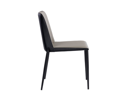 NAHLA RENEE STACKABLE DINING CHAIR - DILLON STRATUS / DILLON BLACK