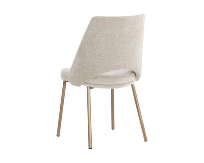 NAHLA RADELLA DINING CHAIR - BERGEN TAUPE