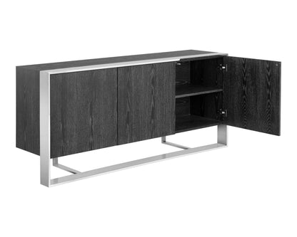 NAHLA DALTON SIDEBOARD - STAINLESS STEEL - GREY