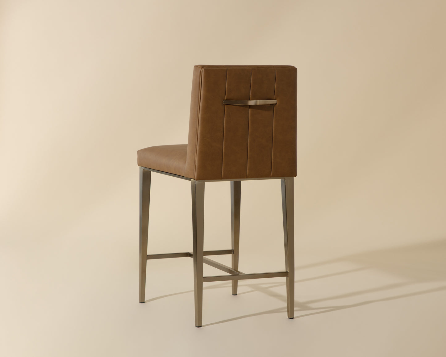 NAHLA WILBUR COUNTER STOOL - MILLIKEN COGNAC