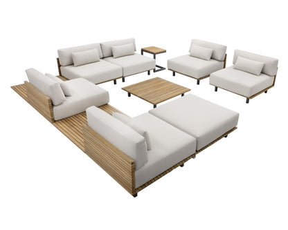 NAHLA GENEVE MODULAR - OTTOMAN - PALAZZO CREAM