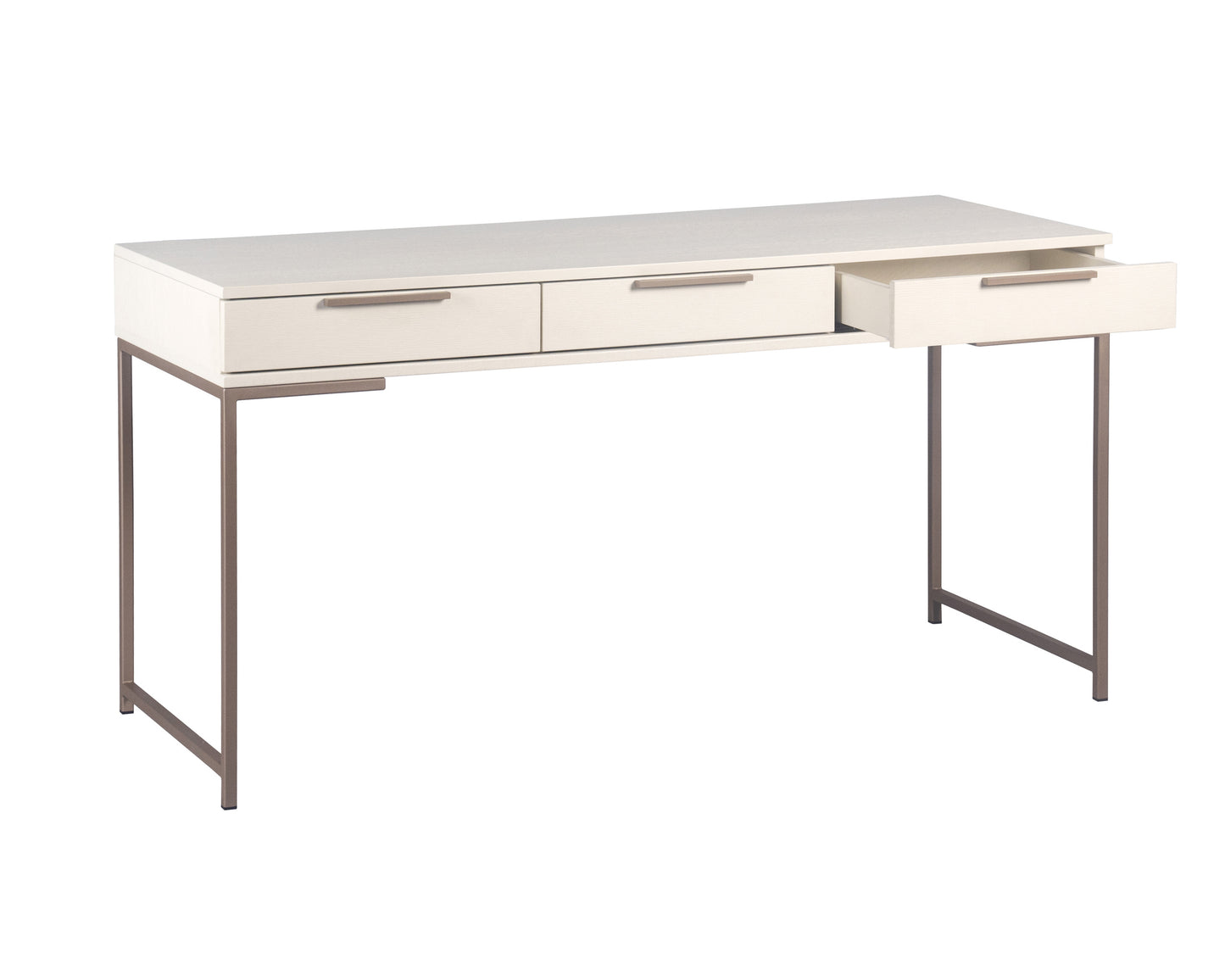 NAHLA REBEL DESK - CHAMPAGNE GOLD - CREAM