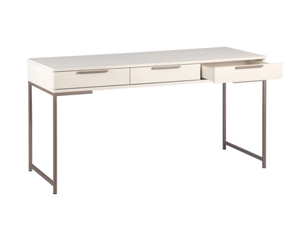 NAHLA REBEL DESK - CHAMPAGNE GOLD - CREAM