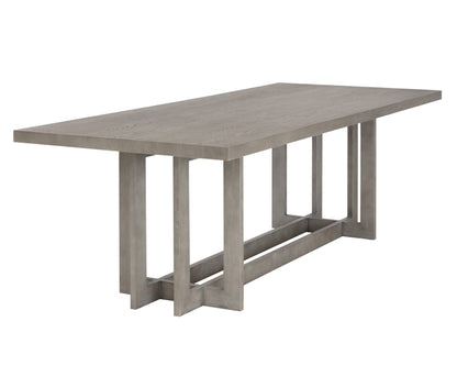 NAHLA DISERA DINING TABLE - ASH GREY - 96"