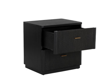 NAHLA ETIENNE NIGHTSTAND - BLACK