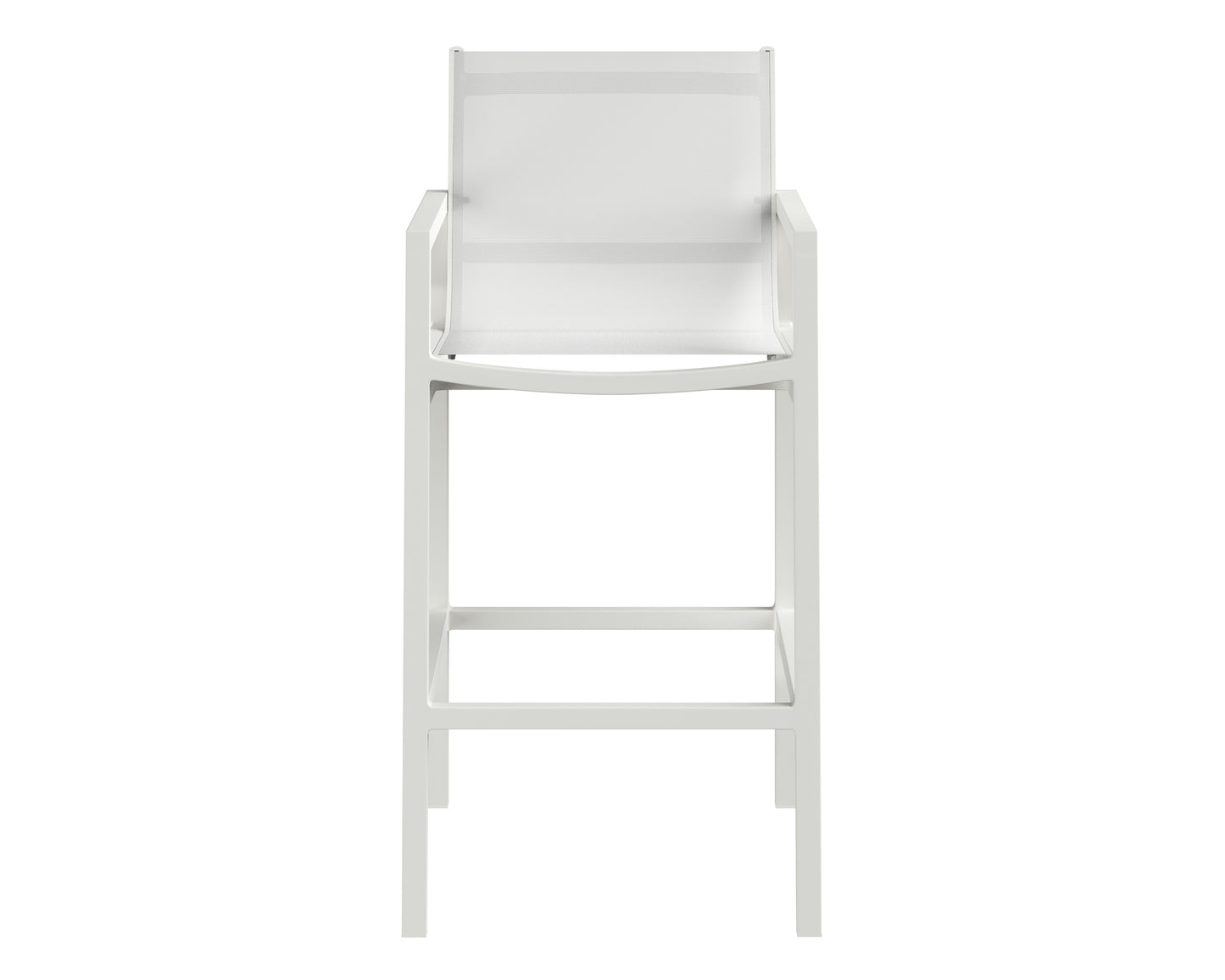 NAHLA MERANO BARSTOOL - WHITE