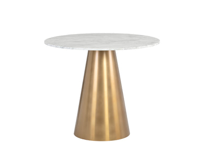 NAHLA DAMON BISTRO TABLE - GOLD - 35.5"