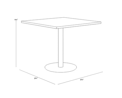 NAHLA CORINA BISTRO TABLE - 36"