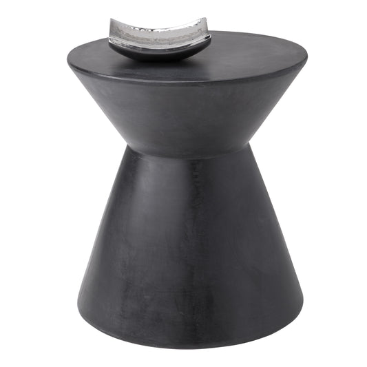 NAHLA ASTLEY END TABLE - BLACK