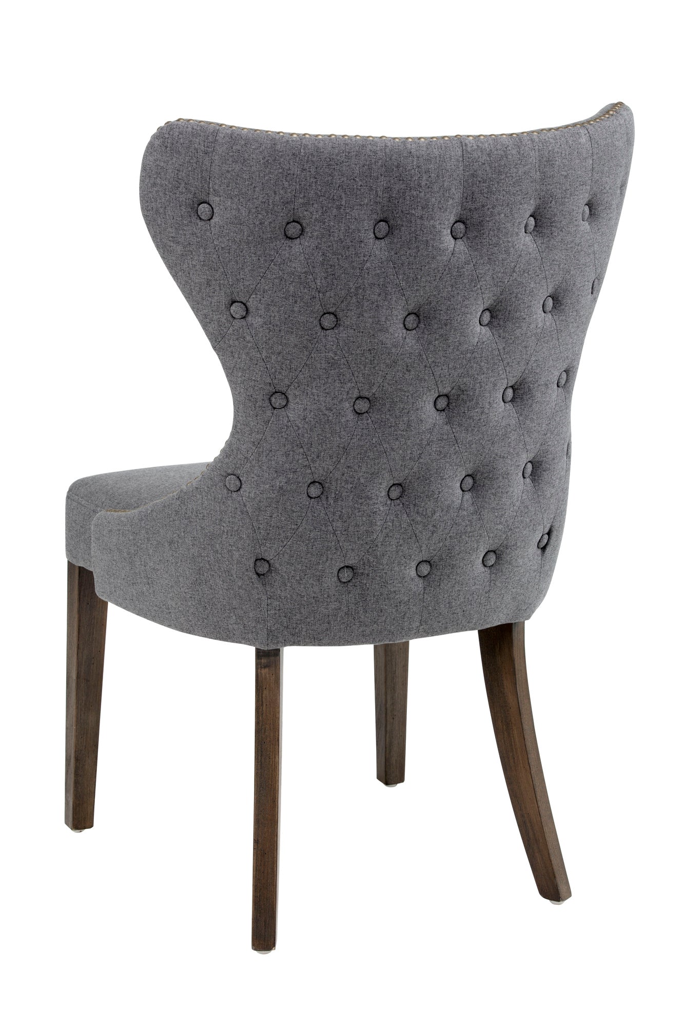 NAHLA ARIANA DINING CHAIR - DARK GREY