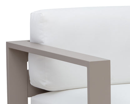 NAHLA TAVIRA ARMCHAIR - GREIGE - STINSON WHITE