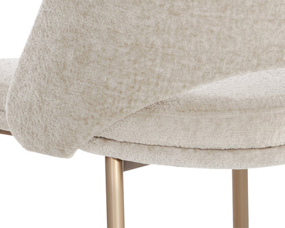 NAHLA RADELLA DINING CHAIR - BERGEN TAUPE