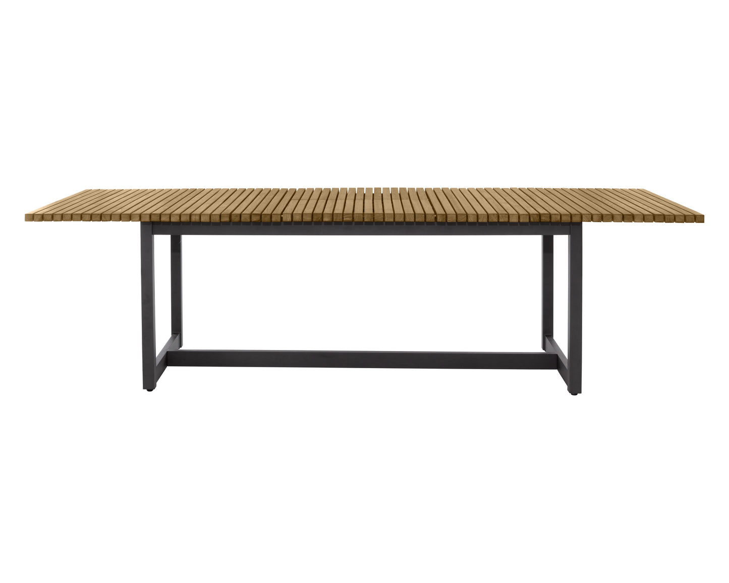 NAHLA GENEVE EXTENSION DINING TABLE - NATURAL - 80" to 104"