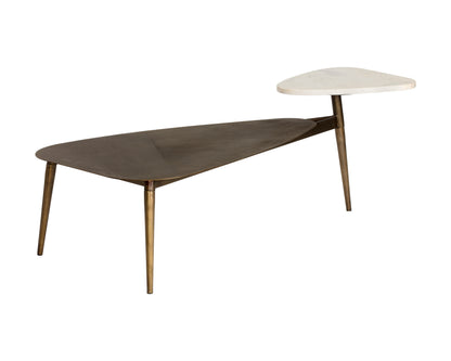 NAHLA TUNER COFFEE TABLE - TRIANGULAR