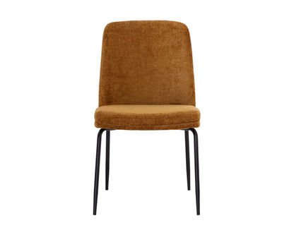 NAHLA ZEKE DINING CHAIR - BLACK - BERGEN MARMALADE