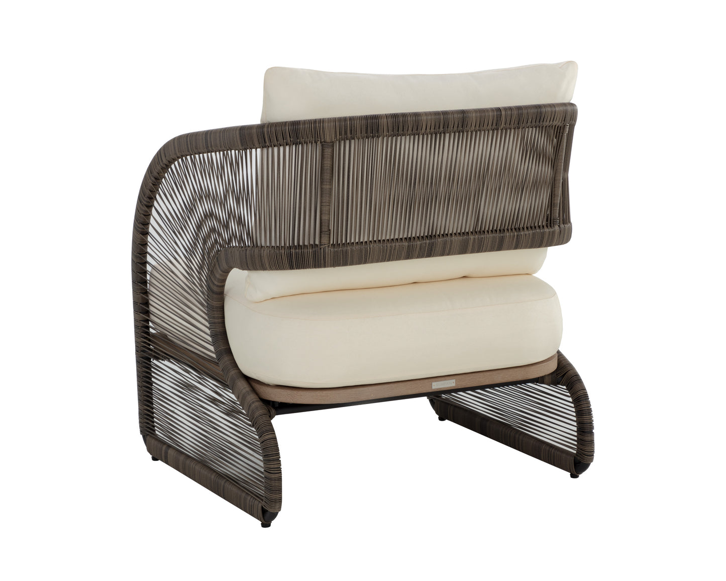 NAHLA TOULON LOUNGE CHAIR - STINSON CREAM