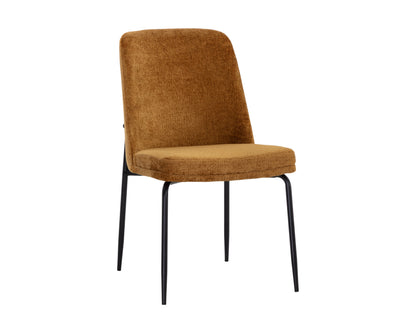 NAHLA ZEKE DINING CHAIR - BLACK - BERGEN MARMALADE