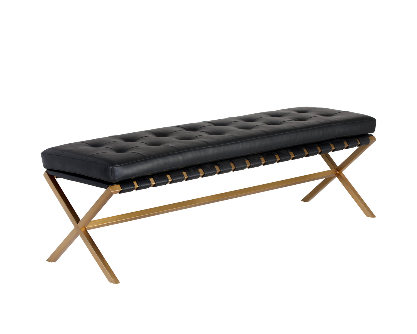 NAHLA KENJI BENCH - SMALL - GOLD - BRAVO BLACK