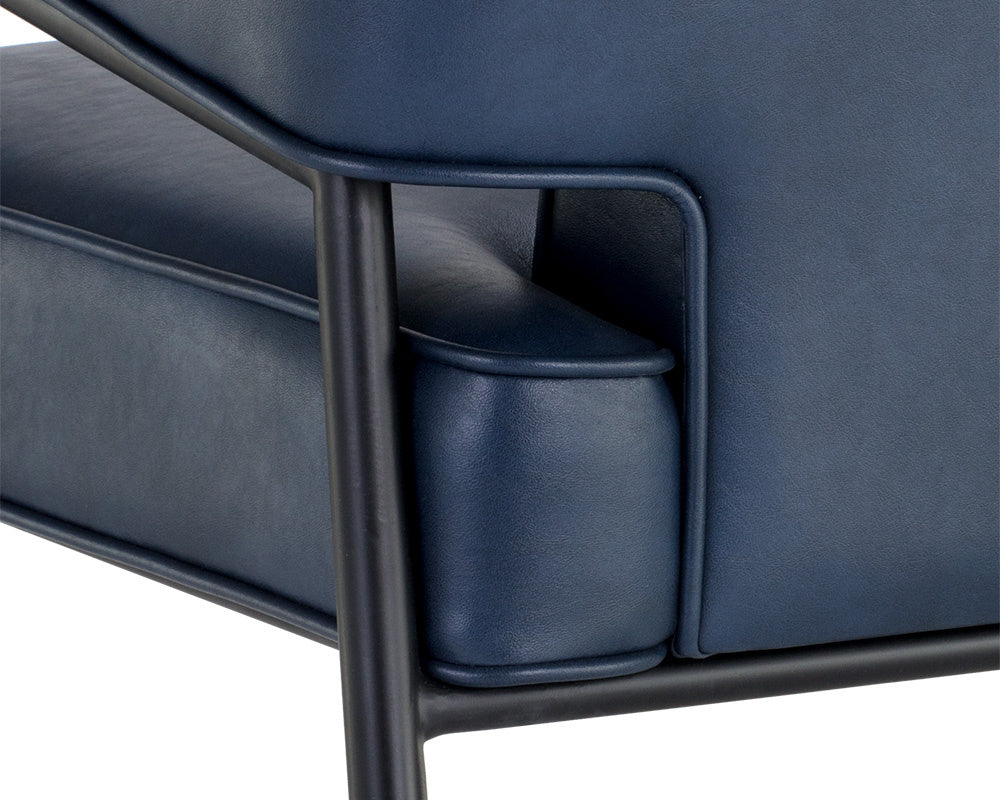 NAHLA DEROME DINING ARMCHAIR - BRAVO ADMIRAL