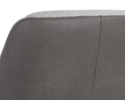 NAHLA LUCIER LOUNGE CHAIR - BELFAST HEATHER GREY / BRAVO ASH