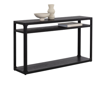 NAHLA DONCASTER CONSOLE TABLE - BLACK